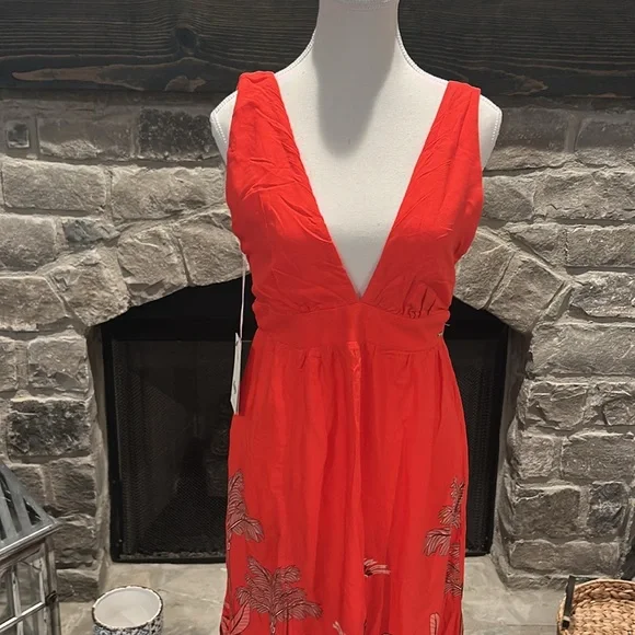 chinese dress ladies Peixoto Clementine Dress | Print/Pink | Size Xs